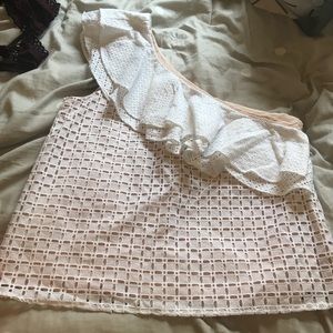 Jcrew One Shoulder Top